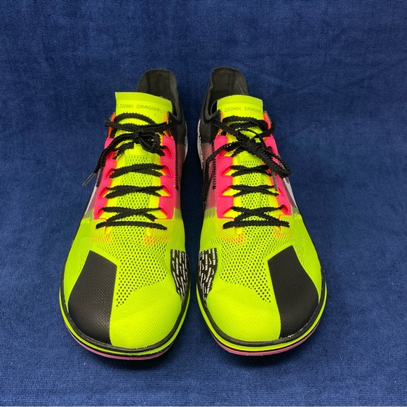NIKE ZOOMX DRAGONFLY VOLT HYPER PINK BLACK TRACK & FIELD SIZE 14 - Picture 3 of 10